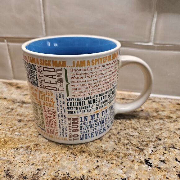 The Unemployed Philosophers Guild #1422 GREAT LITERARY OPENINGS Coffee Mug Cup - Picture 2 of 5